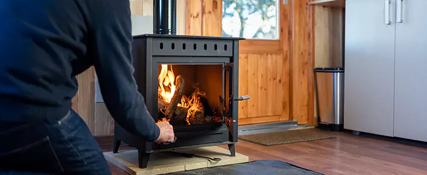 Open Hearth Wood Fireplace Installation in Spanish Fork, UT