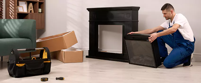 Old Rusted Metal Fireplace Repair And Replacement in Spanish Fork, UT